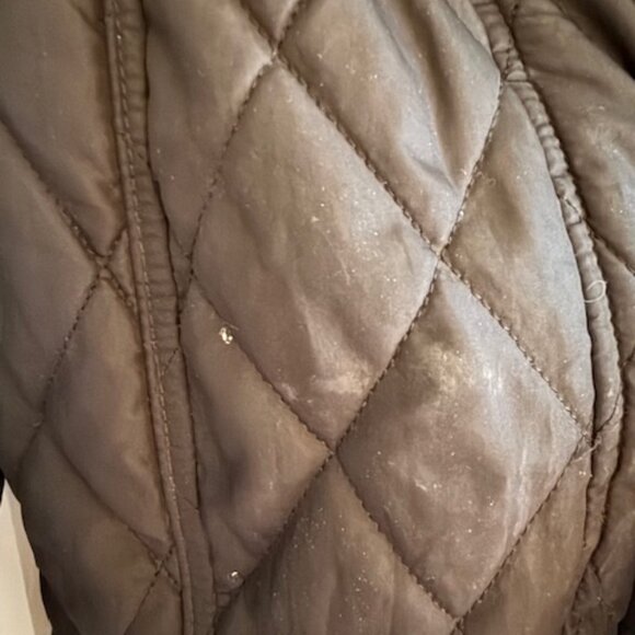 Barbour Winter Tartan Black Quilted Jacket (Women's) Size 8 - Picture 4 of 6